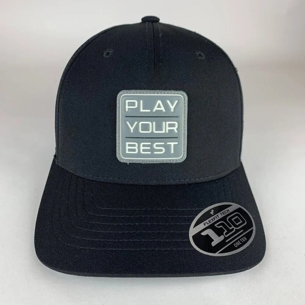 Ping Golf Mens Black Play Your Best Snapback Hat
